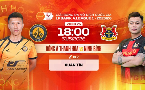 Link xem trực tiếp bóng đá Thanh Hóa vs Ninh Bình 18h00 hôm nay, V-League vòng 25