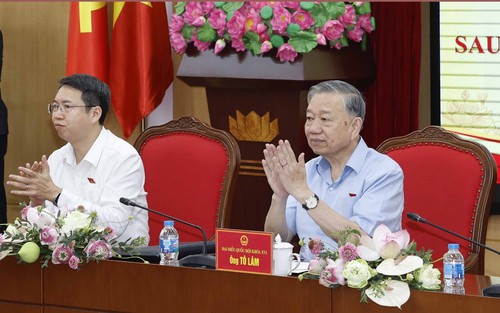 Tổng Bí thư, Chủ tịch nước Tô Lâm tiếp xúc cử tri thành phố Hà Nội