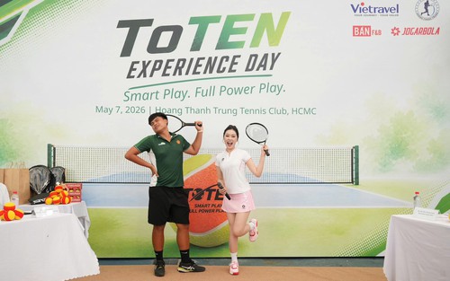 Liên đoàn Quần vợt Việt Nam ra mắt bộ môn thể thao mới mang tên ToTEN