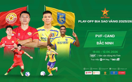 Link xem trực tiếp bóng đá PVF-CAND vs Bắc Ninh FC 18h00 hôm nay, play-off V-League