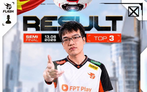 Lê Quang Liêm giành hạng 3 ở giải ASEAN Esports Chess Cup 2026