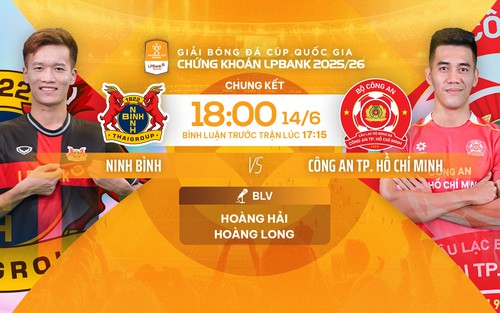 Link xem trực tiếp bóng đá Ninh Bình vs Công An TPHCM 18h00 hôm nay, chung kết Cúp Quốc gia