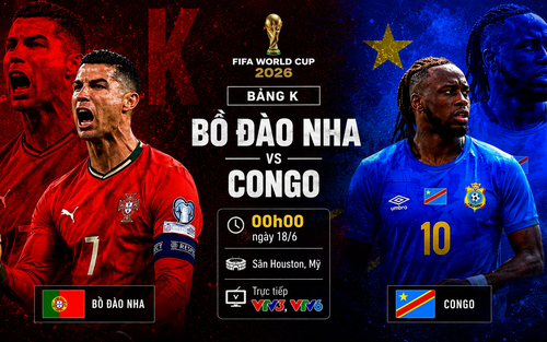 Nhận định Bồ Đào Nha vs Congo (00h00, 18/6) bảng K World Cup 2026: Lực lượng, đối đầu, tỷ lệ chiến thắng