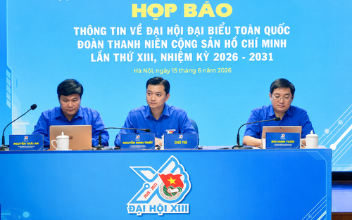 Đại hội Đoàn toàn quốc lần thứ XIII diễn ra vào ngày 24-25/6