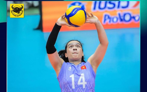 Thống kê vượt trội giúp Kim Thoa nhận danh hiệu chuyền hai xuất sắc nhất AVC Cup 2026