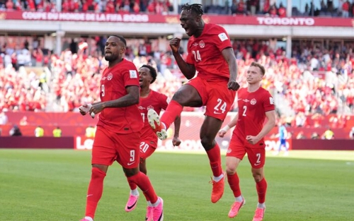 VIDEO clip bàn thắng trận Canada vs Qatar (bảng B World Cup 2026)