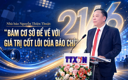 Nhà báo Nguyễn Thiện Thuật: "Bám cơ sở để về với giá trị cốt lõi của báo chí"