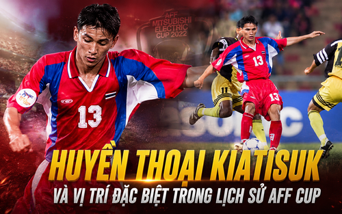 Huyền thoại Kiatisuk và vị trí đặc biệt trong lịch sử AFF Cup