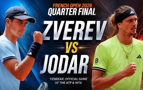 Link xem trực tiếp Roland Garros 2026 hôm nay 2/6