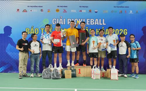 Khép lại Giải Pickleball Báo Thể thao & Văn hóa 2026: Gắn kết giữa báo chí, nghệ sĩ và doanh nhân