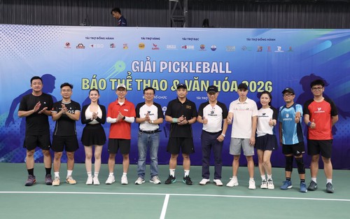 Giải Pickleball Báo Thể thao & Văn hóa 2026: Ngày hội thể thao đặc biệt của báo chí, nghệ sĩ và doanh nghiệp