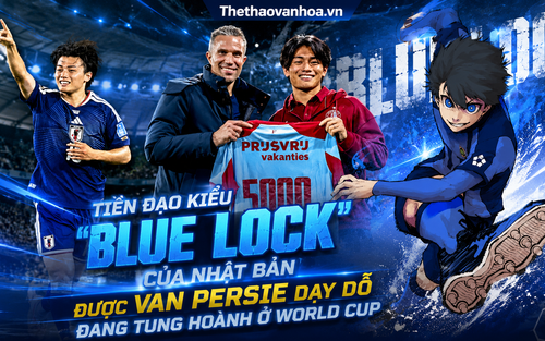 Ayase Ueda: Tiền đạo kiểu 'Blue Lock' của Nhật Bản được Van Persie dạy dỗ đang tung hoành ở World Cup