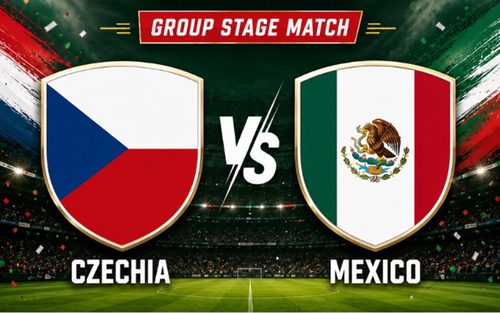 Nhận định CH Séc vs Mexico (8h, 25/6) bảng A World Cup 2026: Lực lượng, đối đầu, tỷ lệ chiến thắng