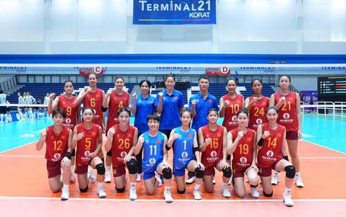 U18 nữ Việt Nam thắng áp đảo Kyrgyzstan ngày ra quân giải Đông Nam Á