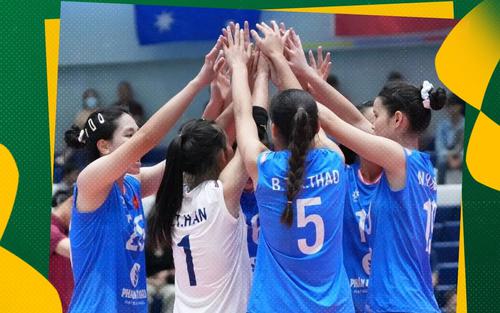 HLV Ngọc Hoa cùng đội bóng chuyền U18 nữ Việt Nam vào bán kết giải Đông Nam Á