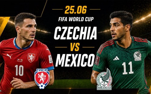 Đội hình dự kiến CH Séc vs Mexico (bảng A World Cup 2026): Chủ nhà xoay tua
