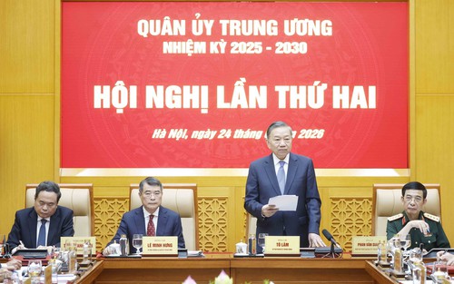 Tổng Bí thư, Chủ tịch nước Tô Lâm chủ trì Hội nghị Quân ủy Trung ương nhiệm kỳ 2025 - 2030 lần thứ hai