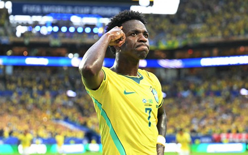 Ngôi sao World Cup 2026 hôm nay: Vinicius Junior, ngọn lửa dẫn đường cho tham vọng vô địch của Brazil