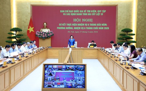 Ban Chỉ đạo quốc gia về tìm kiếm, quy tập và xác định danh tính hài cốt liệt sĩ triển khai nhiệm vụ 6 tháng cuối năm