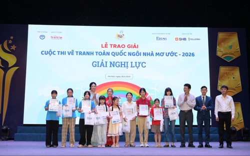 Trao giải Cuộc thi vẽ tranh “Ngôi nhà mơ ước” 2026
