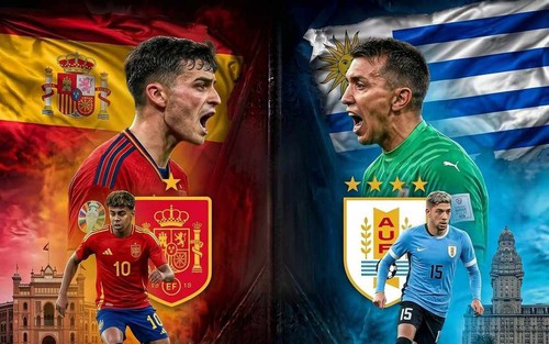 Tỷ lệ chiến thắng Uruguay vs Tây Ban Nha (World Cup 2026 Bảng H): ĐKVĐ châu Âu áp đảo