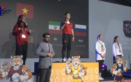 Huỳnh Hà Hữu Hiếu hạ knock-out võ sĩ Thổ Nhĩ Kỳ, giành HCV thế giới