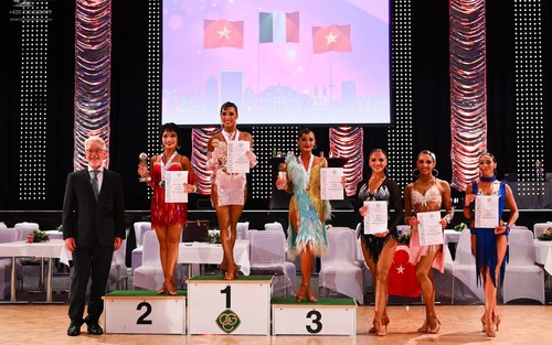 DanceSport Việt Nam giành 2 huy chương tại Giải vô địch thế giới Solo Latin