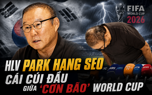 Park Hang Seo và cái cúi đầu giữa 'cơn bão' World Cup của bóng đá Hàn Quốc