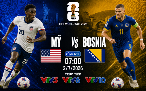 Lịch sử đối đầu Mỹ vs Bosnia (World Cup 2026 vòng 32 đội): Sức mạnh chủ nhà