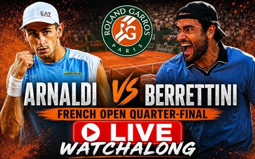 Link xem trực tiếp Roland Garros 2026 hôm nay 3/6