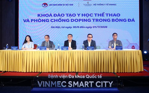 VFF tổ chức khóa đào tạo y học thể thao và phòng chống doping