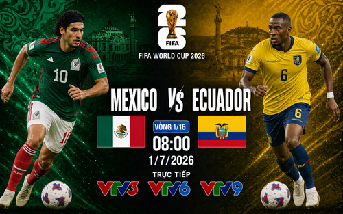 Cuộc chiến ngôi sao Mexico vs Ecuador (vòng 32 đội World Cup 2026): Jimenez so tài Pacho