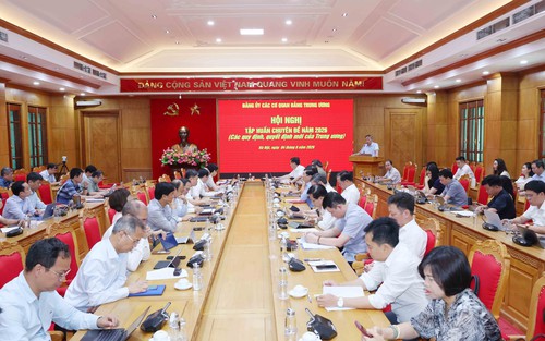 Hội nghị học tập Chuyên đề năm 2026 Đảng uỷ các cơ quan Đảng Trung ương
