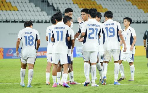 U19 Thái Lan thắng đậm 4-0, dẫn đầu bảng B ở giải Đông Nam Á