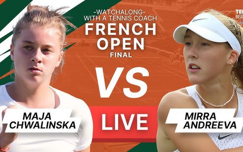 Link xem trực tiếp Roland Garros 2026 hôm nay 6/6