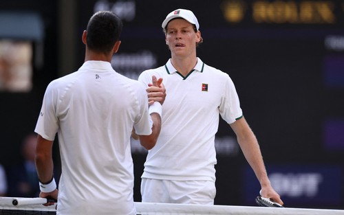 Sinner chấm dứt giấc mộng Grand Slam 25 của Djokovic, hẹn Zverev ở chung kết Wimbledon 2026