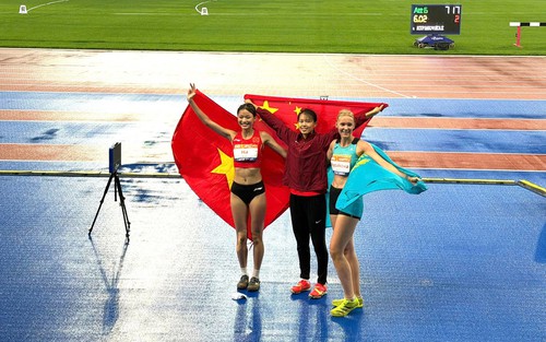 Lê Thị Cẩm Tú giành HCB U23 châu Á, điền kinh Việt Nam có 3 huy chương