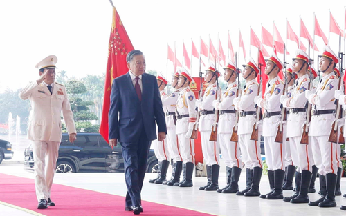 Tổng Bí thư, Chủ tịch nước Tô Lâm dự Lễ kỷ niệm 80 năm Ngày truyền thống lực lượng An ninh nhân dân