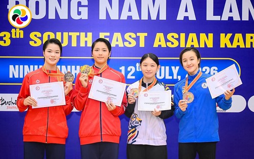 Karate Việt Nam giành 65 huy chương sau hai ngày tranh tài tại giải vô địch Đông Nam Á