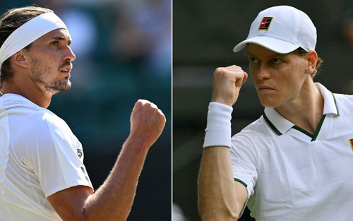 Link xem trực tiếp Sinner vs Zverev 22h00 hôm nay, chung kết đơn nam Wimbledon 2026