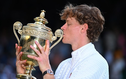 Vô địch Wimbledon 2026, Jannik Sinner nhận tiền thưởng kỷ lục