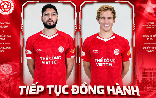 Thể Công - Viettel giữ chân bộ đôi ngoại binh Brazil
