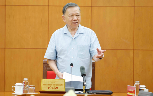 Tổng Bí thư, Chủ tịch nước Tô Lâm làm việc về phát triển công nghiệp hàng hải quốc gia