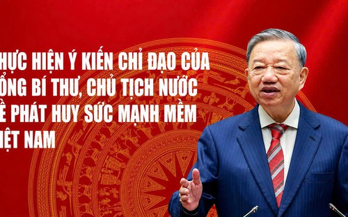 Thực hiện ý kiến chỉ đạo của Tổng Bí thư, Chủ tịch nước về phát huy sức mạnh mềm Việt Nam
