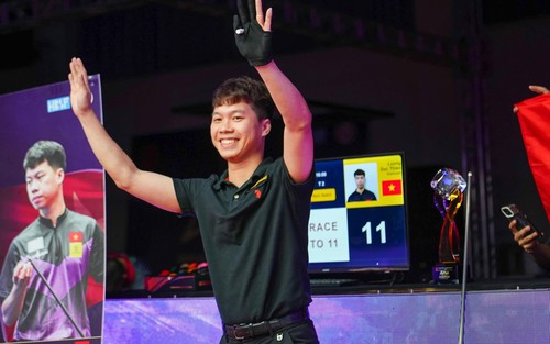 Lường Đức Thiện viết nên lịch sử cho billiards pool Việt Nam tại giải vô địch châu Á