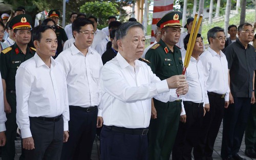 Tổng Bí thư, Chủ tịch nước Tô Lâm: Tìm kiếm, quy tập, xác định danh tính các liệt sĩ là trách nhiệm thiêng liêng trước Tổ quốc, trước nhân dân