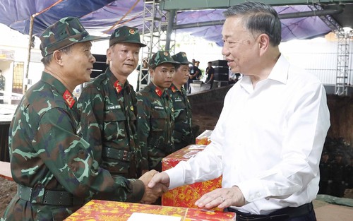 Bài phát biểu xúc động của Tổng Bí thư, Chủ tịch nước Tô Lâm khi đến thăm, động viên lực lượng tìm kiếm, quy tập hài cốt liệt sĩ tại Công viên Lê Thị Riêng