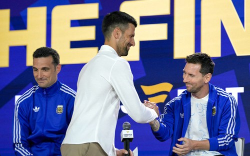 Djokovic đặt câu hỏi cho Messi ở sự kiện trước chung kết World Cup 2026