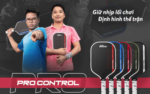 Zocker Pro Control - Mảnh ghép cuối cùng hoàn thiện bộ 3 siêu phẩm vợt Zocker