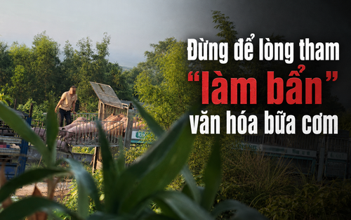 Đừng để lòng tham làm bẩn văn hóa bữa cơm